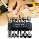 14pcs Strong Sleeve Wrench Hexagonal Handle Screw Sleeve Pneumatic Bits A