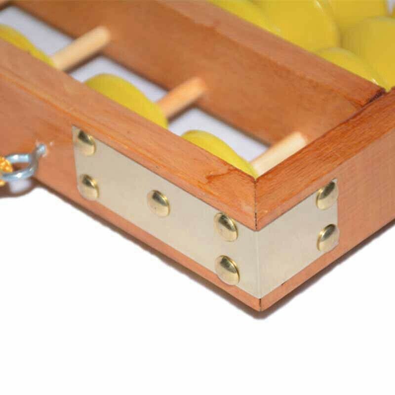 7 Column Non-Slip Hanging Wooden Abacus Chinese Soroban Educational Tool Ma Z2V1