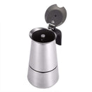 Stainless Steel Moka Coffee Maker Mocha Espresso Latte Stovetop Filter Coff N6X3