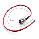 10x 8mm LED Indicator Light Lamp 12V Pilot Dash Directional Car Truck Motorcycle