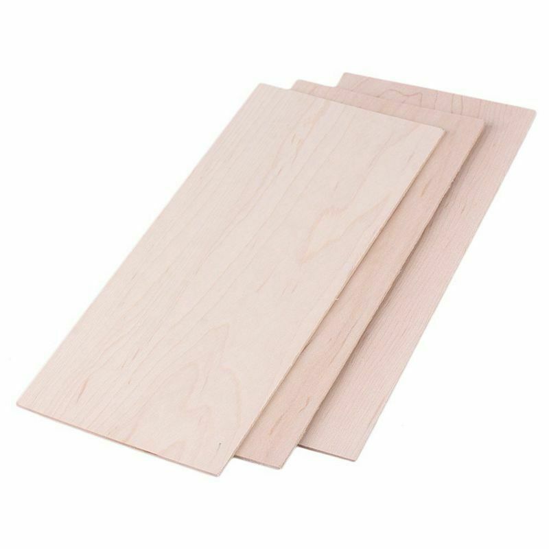 Maple Guitar Head Veneer Guitar Parts Marquetry Pack of 3