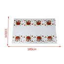 Christmas Disposable Tablecloth Festive Rectangle Oblong Table Cloth Xmas T
