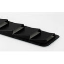 Universal Car Hood Vent Air Intake Louver Cooling Panel Trim Set Matte-Black