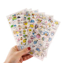 6Pcs Cute Cartoon Korean Decorative Stickers Adhesive Stickers DIY Stickers 2019