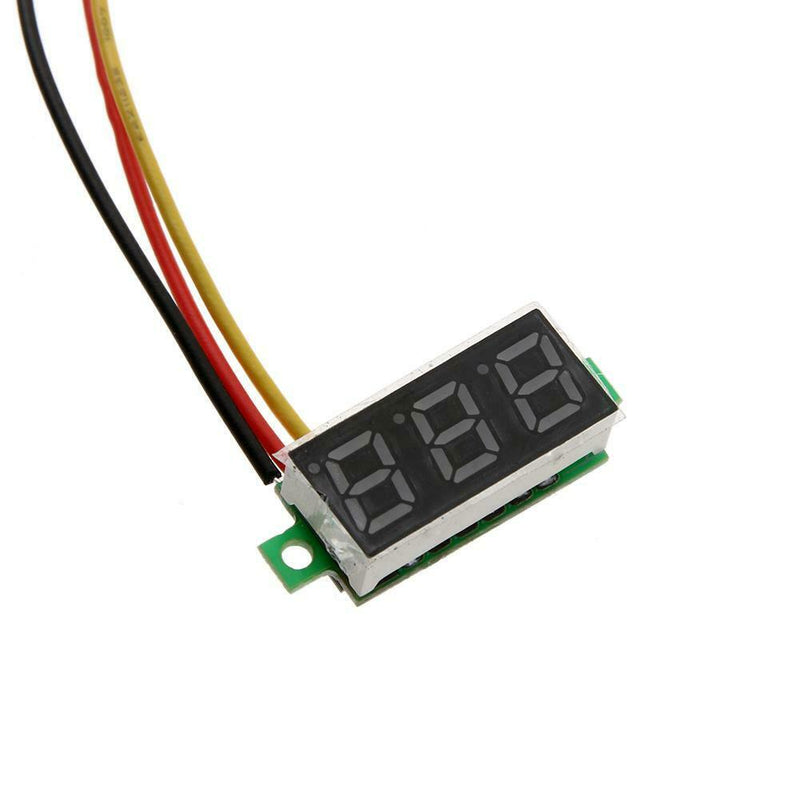 0.28in Mini DC 0- 100V 3-Wire Voltmeter LED Display Digital Panel Meter (2)