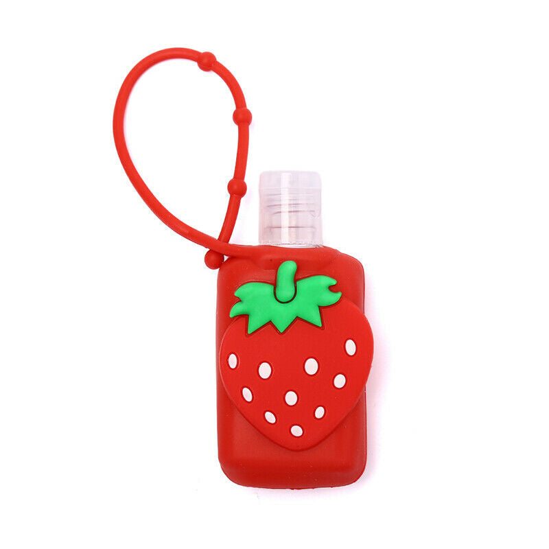 30ML Portable Fruits Silicone Empty Bottle Travel Liquid Refillable with Hol Nw