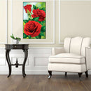 Red Rose Diamond Painting Cross Stitch DIY Rhinestone Home Decor Craft Gift