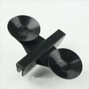 Aquarium Fish Tank Plastic Sucker Clip Divider Sheet Holder Black 10 pcs H9A4