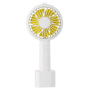 Handheld Mini Fan,USB Charge Personal Fan With Anti-Slip Base,3-Speed Adjus W7M5