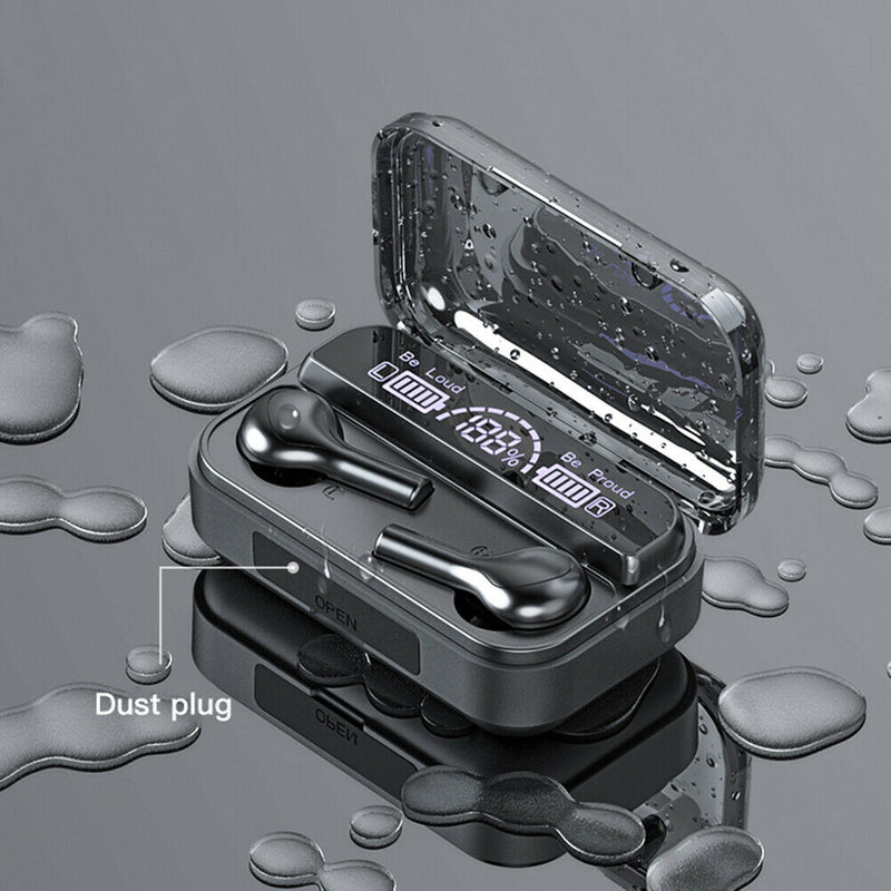 Wireless Bluetooth Earphones Music Sport TWS Handsfree Waterproof Headphone A