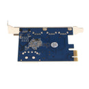 Gigabit Ethernet 3 Port USB 3.0 to PCI-E Card Adapter Converter for Desktop