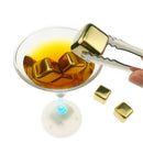 6pcs 304 Stainless Steel Whiskey Wine Stones Reuseble Cooler Ice Cubes Ball T5M9