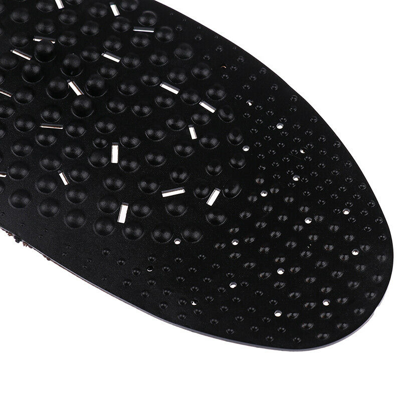 1 Pair Massage Insoles Negative Ion Acupressure Feet Care Protector Breathab_ Ew