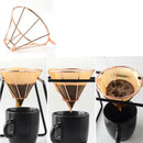 Stainless Steel Coffee Filter Stand Holder Pour Over Coffee Brew Drip Coffe