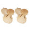4 Pieces Violin Front Back Plate Solidwood Unfinished Violin DIY Parts 4-4