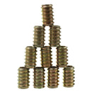 10pcs M8 E-Nut Wood Insert Nut Dowel Screw Fixing Furniture Legs and Bun Fe A2C8