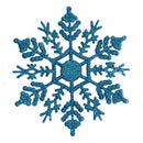 12 Pcs Glitter Snowflake Christmas Ornaments Xmas Tree Hanging Decoration B