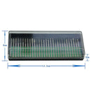 30pcs Diamond Grinding Heads Burr File Rotary Tool Jade Carving Drill Bit