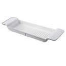Bathtub Storage Rack Bath Tray Shelf Shower Tub Bathroom Tools Makeup Towel R1X4