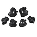6Pcs Adults Skateboards Bicycle Knee Wrist Guard Elbow Pad Protective Gear