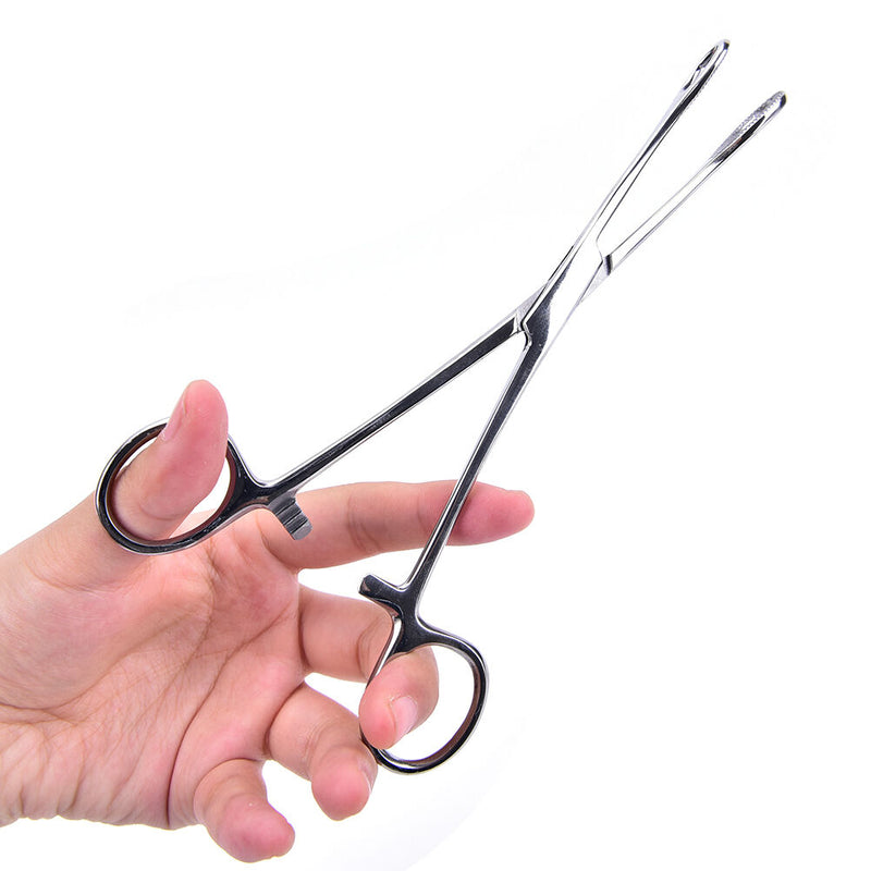 Body Piercing Tools Forceps Clamps Pliers Tongue Belly Septum Nose Lip EarEB3c