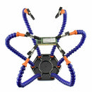 1X(Multi Soldering Helping Hands Third Hand Tool With 6Pcs Flexible Arms Fo