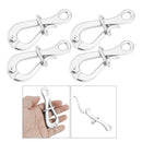 4 Pieces Durable 4 "PELICAN STAINLESS STEEL HOOKS With Quick Release
