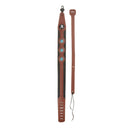2Pcs Leathers Double Stitched Leather Guitar Strap 3 inches Wide Adjustable