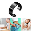 Acupressure Anti Snore Stopper Ring Reflexology Sleeping Aid Device (Black)