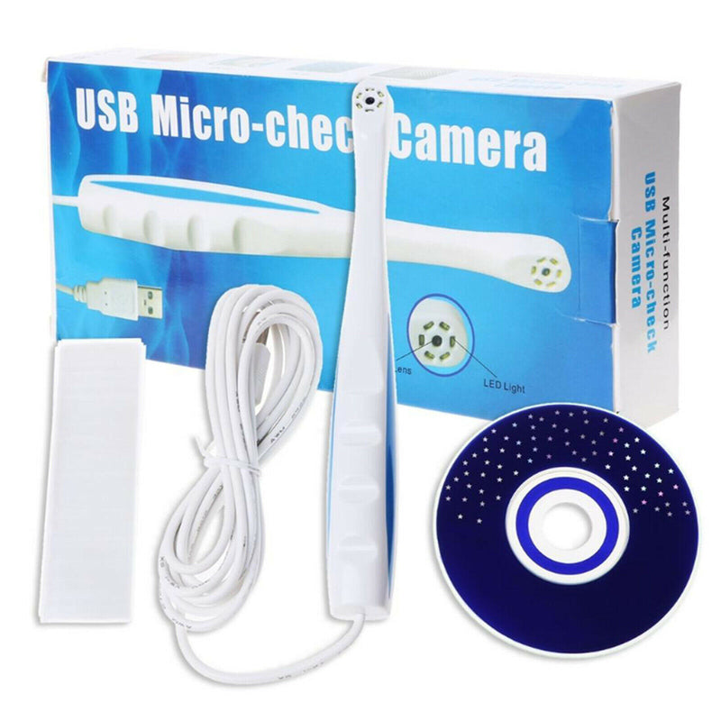 Intraoral Camera Endoscope Capture Button Driver 6 LED Light + Software CD
