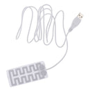 4*8CM 5V Carbon Fiber Heating Pad Hand Warmer USB Film Infrared Fever Heat MTE