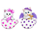 2 Sets Cats 5D Diamond Painting Embroidery Cross Crafts Stitch Kit Decor Art