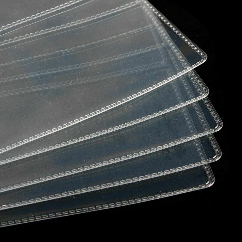 1 Sheet 4 Pockets Album Pages Money Bill Note Currency Holder Storage Collection