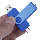 2in1 16GB USB 2.0 Flash Drive Memory Stick U Disk for OTG Phone Laptop â„–[