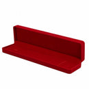 Rot Samt Schmucketui Schmuckschachtel Box Geschenkbox Display f. Halsket WLR