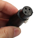 5 Pairs 3 Pin XLR Connectors Male And Female Microphone Mic Cable Adapter