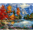 5D Diamond Painting Full Drill Embroidery Cross Stitch Kits Autumn Scenery