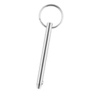 3Pcs 6.3x95mm Stainless Steel Yacht Bimini Top Deck Hinge Quick ReleasePins