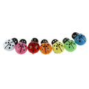 100pcs Colorful Ladybug Mini Wall Stickers Ladybird Home Decor