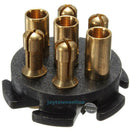 7 Pin Plug Round Male Metal Caravan Trailer Truck Ute Automotive Parts Boat