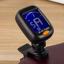 For Chromatic LCD Clip On Tuner Electric Acoustic Guitar Bass Violin, Ukulele
