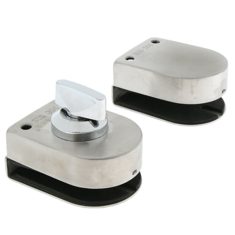 Stainless Steel Door Lock Single Swing  Glass Door Entry Access Good Replacement