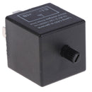 12V 24V 3-PIN Adjustable LED Flasher Relay Turn Signal Light BliSEAU