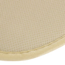 Winter Warm Plush Anti Slip Car Seat Cover Plaid Cushion Protector Beige
