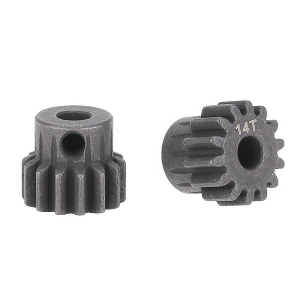 2Pcs M1 5mm 14T Pinion Motor Gear for 1/8 RC Car Brushed Brushless Motor Q5H9