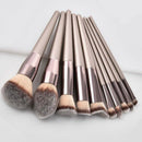 5X(New Women'S Fashion Brushes Champagne Makeup Brushes For Foundation Pow T7E6)