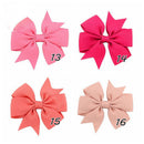 40 Pcs Satin Ribbon Bow Hair Clips Kids Girls Bow Hair Accessories FT