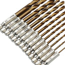 13Pcs HSS Titanium Coated Twist Drill Bit Hex Shank 1.5-6.5mm High Speed Steel