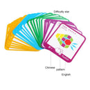 Children's Puzzle Set Colorful Baby Education Wooden Toys Children Learning N4Q4