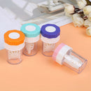 1Pc Portable Contact Lens Cleaner Case Box Manual Rotation Washer Cleaning  BX